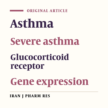 Different Gene Expressions of Alpha and Beta Glucocorticoid Receptors in Asthmatics
