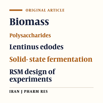 Optimization of Growth Conditions of Lentinus edodes Mycelium and Polysaccharides on Walnut Shell by-Products Using Response Surface Analysis