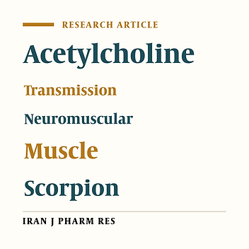 Effects of Black Scorpion Androctonus crasicuda Venom on Striated Muscle Preparation in vitro.