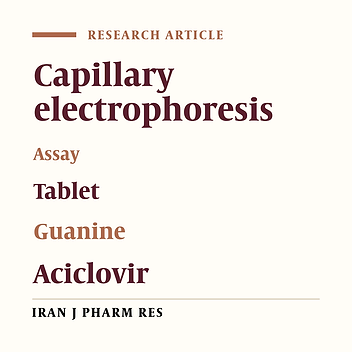 Determination of Aciclovir and its Related Substance Guanine in Bulk Drug and Tablet Preparation by Capillary Electrophoresis