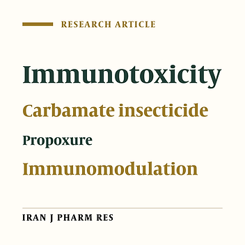 Humoral and Cellular Immunomodulation Induced by Propoxure in C57-bl/6 Mice