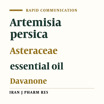 Composition of Essential Oil of Artemisia persica Boiss. from Iran