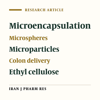 Preparation of Ethylcellulose Coated Gelatin Microspheres as a  Multiparticulate Colonic Delivery System for 5-Aminosalicilic Acid