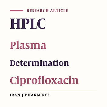 Simple High-Performance Liquid Chromatographic Method for Determination of Ciprofloxacin in Human Plasma