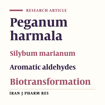 Biotransformation of Aromatic Aldehydes by Cell Cultures of Peganum harmala L. and Silybum marianum (L.) Gaertn.