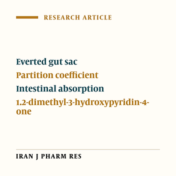 Investigation of Intestinal Absorption of Pyridinones in Rat