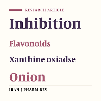 Onion, a Potent Inhibitor of Xantine Oxidase