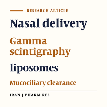 Evaluation of the clearance characteristics of liposomes in the human nose by gamma-scintigraphy