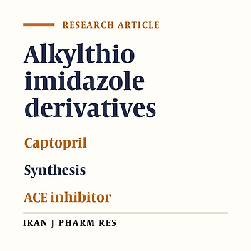 Design and Synthesis of New Imidazole Derivatives of Captopril