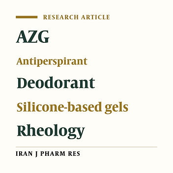 The Influence of Various Silicones on the Rheological Parameters of AZG Containing Silicone-Based Gels