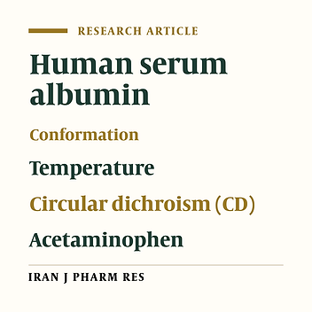 The Effects of Acetaminophen  on Human Serum Albumin (HSA)