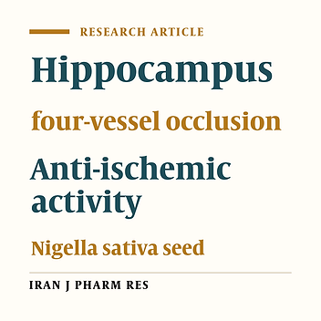 Anti-ischemic Effect of Nigella sativa L. Seed in Male Rats