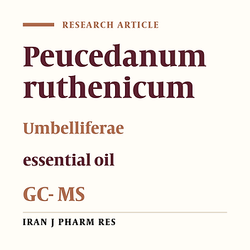 Chemical Composition of the Essential Oils of Peucedanum ruthenicum M. Bieb. Leaves, Flowers and Fruits