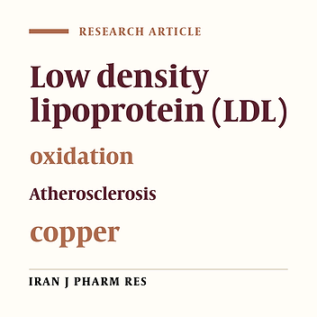 The Effect of α-Tocopherol on Copper Binding to Low Density Lipoprotein