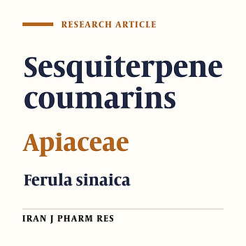 Two New Sesquiterpene Coumarins, Ferusinol and Samarcandin Diastereomer, from Ferula sinaica