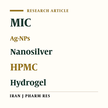 Physicochemical Characterization and Antimicrobial Activity of Nanosilver Containing Hydrogels
