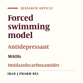 Synthesis and Antidepressant Activity of N-Substituted Imidazole-5-Carboxamides in Forced Swimming Test Model