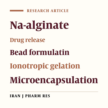 Formulation of Ibuprofen Beads by Ionotropic Gelation