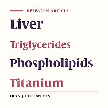 Changes in Liver Contents of Lipid Fractions Following Titanium Exposure