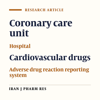 Adverse Drug Reactions in the Post Coronary Care Unit Inpatients of a Teaching Hospital