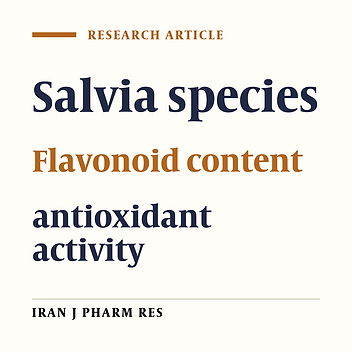 α-Amylase Inhibitory Activities of Six Salvia Species