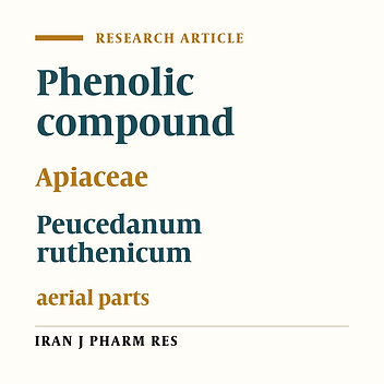 Phenolic compounds from Peucedanum ruthenicum M. Bieb