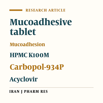 Design and Development of Mucoadhesive Acyclovir Tablet