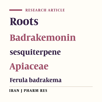Badrakemonin, a New Eremophilane-Type Sesquiterpenefrom the Roots of Ferula badrakema Kos.-Pol.