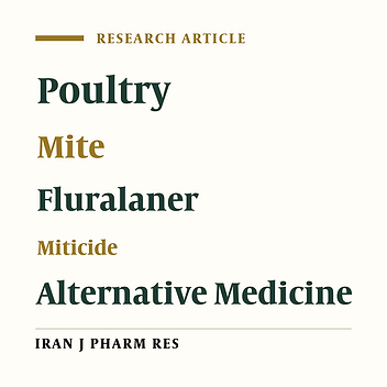 Administering Fluralaner in Drinking Water for Treatment of Dermanyssus gallinae Infestation in Hy-Line W80 Laying Hens