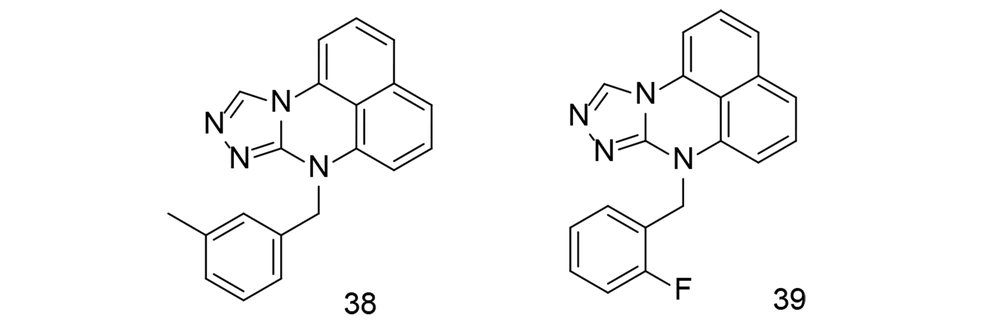 Pyrimidine analogs 38, and 39 Pyrimidine analogs 38, and 39