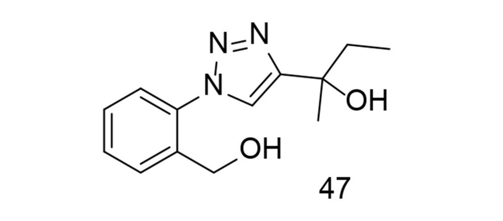 Phenyl-1H-1,2,3-triazole analog 47 Phenyl-1H-1,2,3-triazole analog 47