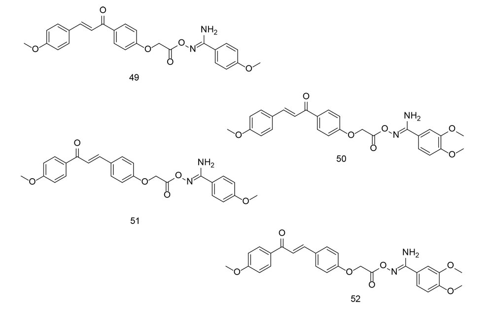 Chalcone/aryl carboximidamide hybrids Chalcone/aryl carboximidamide hybrids
