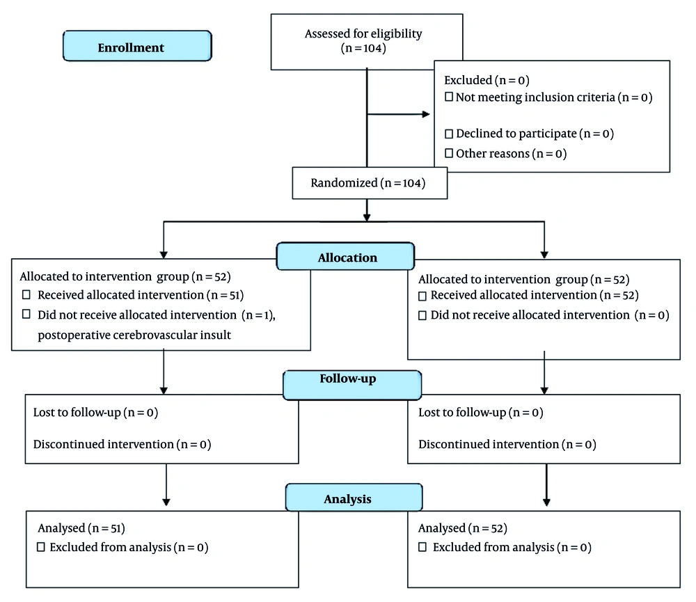CONSORT flow diagram of participants in this study CONSORT flow diagram of participants in this study