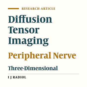 Volume-Rendered Three-Dimensional Display of the Peripheral Nerves in the Wrist Region Using Magnetic Resonance Diffusion Tensor Imaging