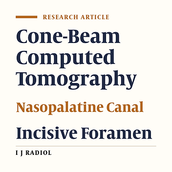 Assessment of Nasopalatine Canal Anatomic Variations Using Cone Beam Computed Tomography in a Group of Iranian Population