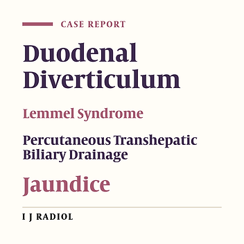 A Rare Indication for Percutaneous Transhepatic Cholangiography: Treatment of Obstructive Jaundice due to Compression of a Bezoar Filled-Duodenal Diverticulum (Lemmel Syndrome)