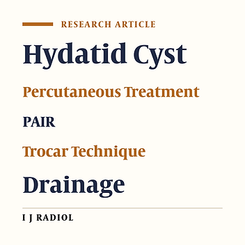 Treatment of Intra-Abdominal Hydatid Cyst Using Modified PAIR Technique: Single Center Experiences