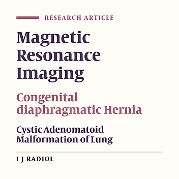 Space Occupying Lesions in the Fetal Chest Evaluated by MRI