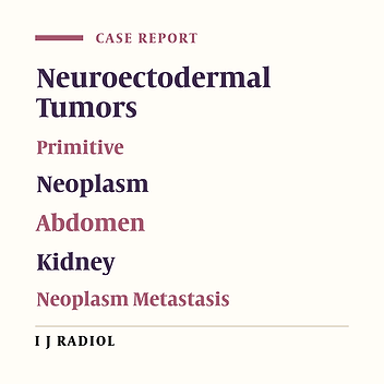 Primitive Neuroectodermal Tumor with Kidney Involvement: A Case Report
