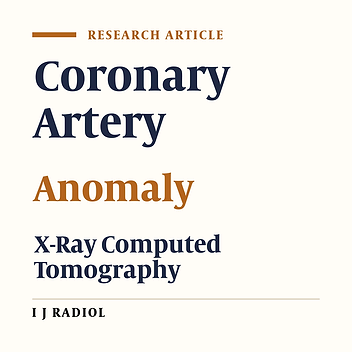 Prevalence of Congenital Coronary Artery Anomalies and Variants in 2697 Consecutive Patients Using 64-Detector Row Coronary CTAngiography