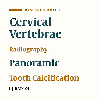Correlation Between Dental and Cervical Vertebral Maturation in Iranian Females