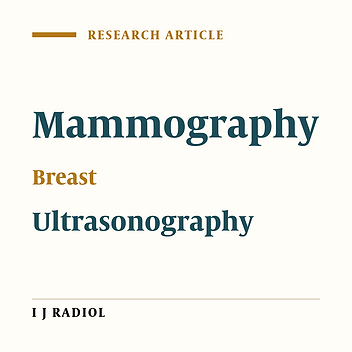 Interobserver and Intraobserver Agreement of Sonographic BIRADS Lexicon in the Assessment of Breast Masses