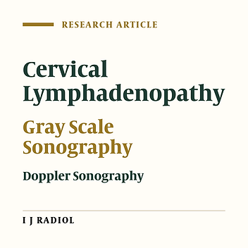Sonographic Evaluation of Cervical Lymphadenopathy; Comparison of Metastatic and Reactive Lymph Nodes in Patients With Head and Neck Squamous Cell Carcinoma Using Gray Scale and Doppler Techniques