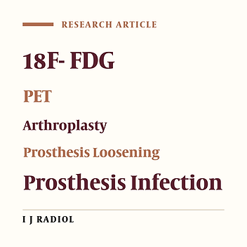 Metabolic Pattern of Asymptomatic Hip-Prosthesis by 18F-FDG-Positron-Emission-Tomography