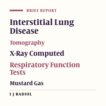 99mTc-IgG-Lung Scintigraphy in the Assessment of Pulmonary Involvement in Interstitial Lung Disease and Its Comparison With Pulmonary Function Tests and High-Resolution Computed Tomography: A Preliminary Study