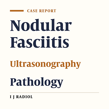 Nodular Fasciitis of the Breast