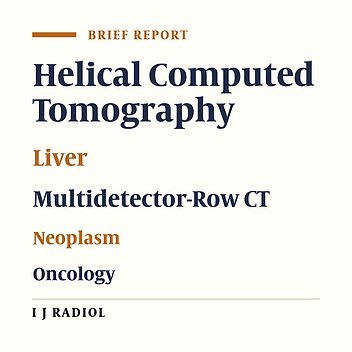 Split-Bolus Multidetector-Row Computed Tomography Technique for Characterization of Focal Liver Lesions in Oncologic Patients