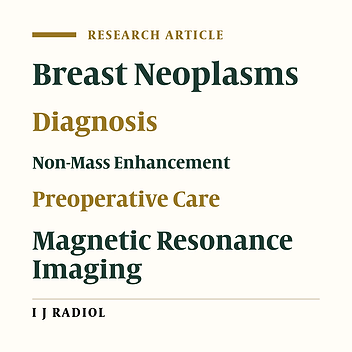Significance of Additional Non-Mass Enhancement in Patients with Breast Cancer on Preoperative 3T Dynamic Contrast Enhanced MRI of the Breast