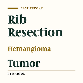 Cavernous Hemangioma of the Rib: A Case Report