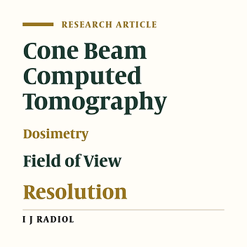 Dosimetry of Three Cone Beam Computerized Tomography  Scanners at Different Fields of View in Terms of Various Head and Neck Organs